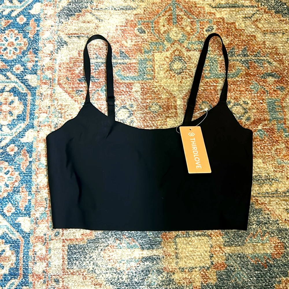 Third love bralettes black small NWT